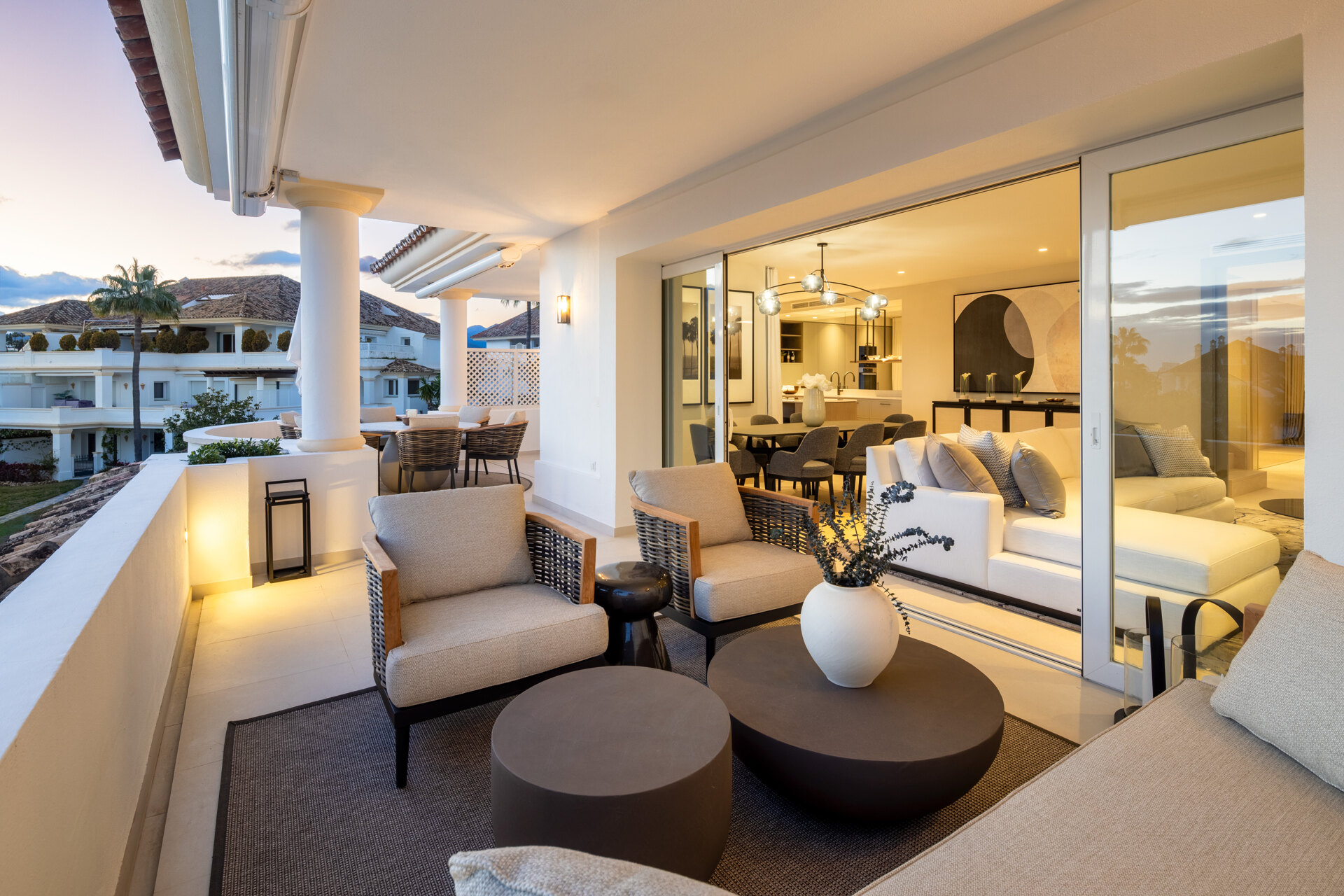 Elegant duplex penthouse offers modern comfort