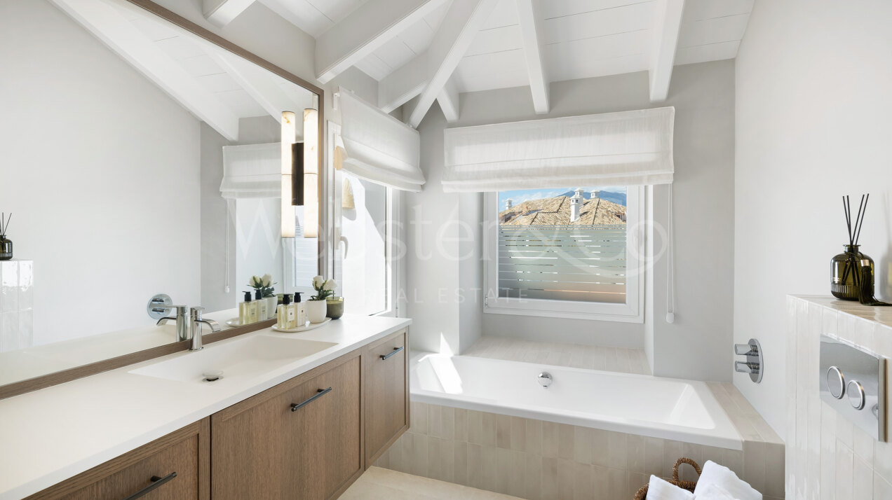 Elegant duplex penthouse offers modern comfort