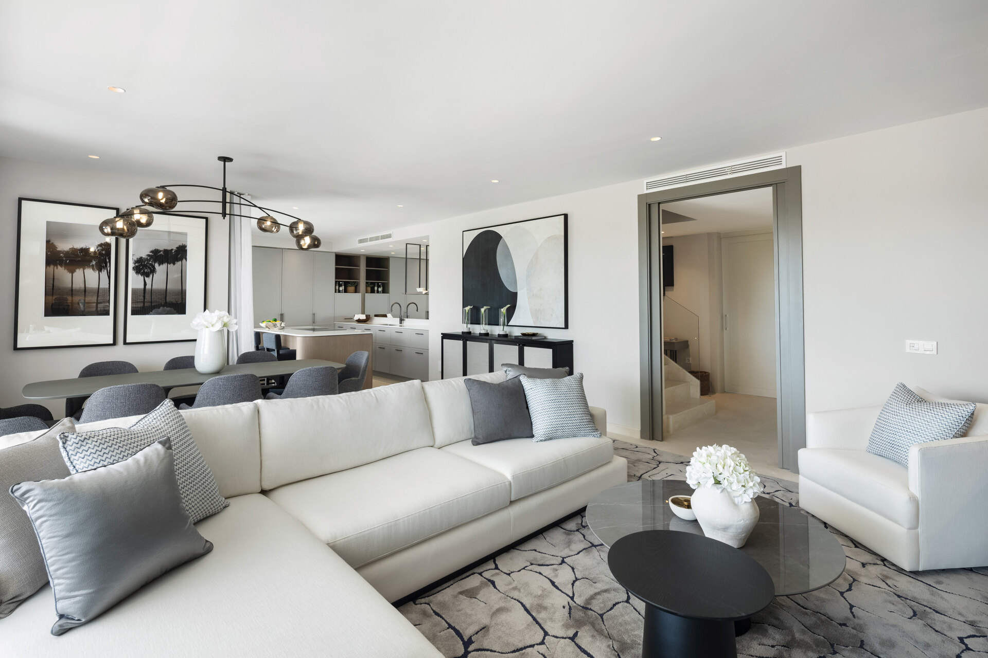 Elegant duplex penthouse offers modern comfort