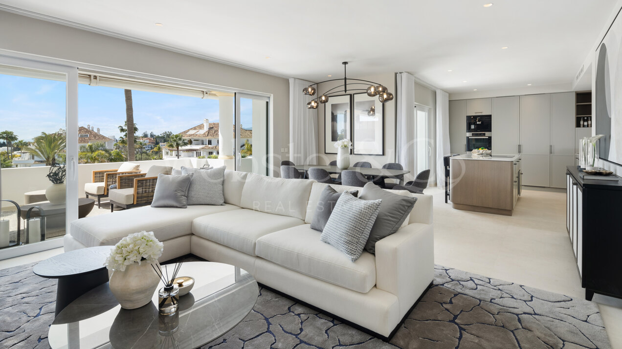 Elegant duplex penthouse offers modern comfort