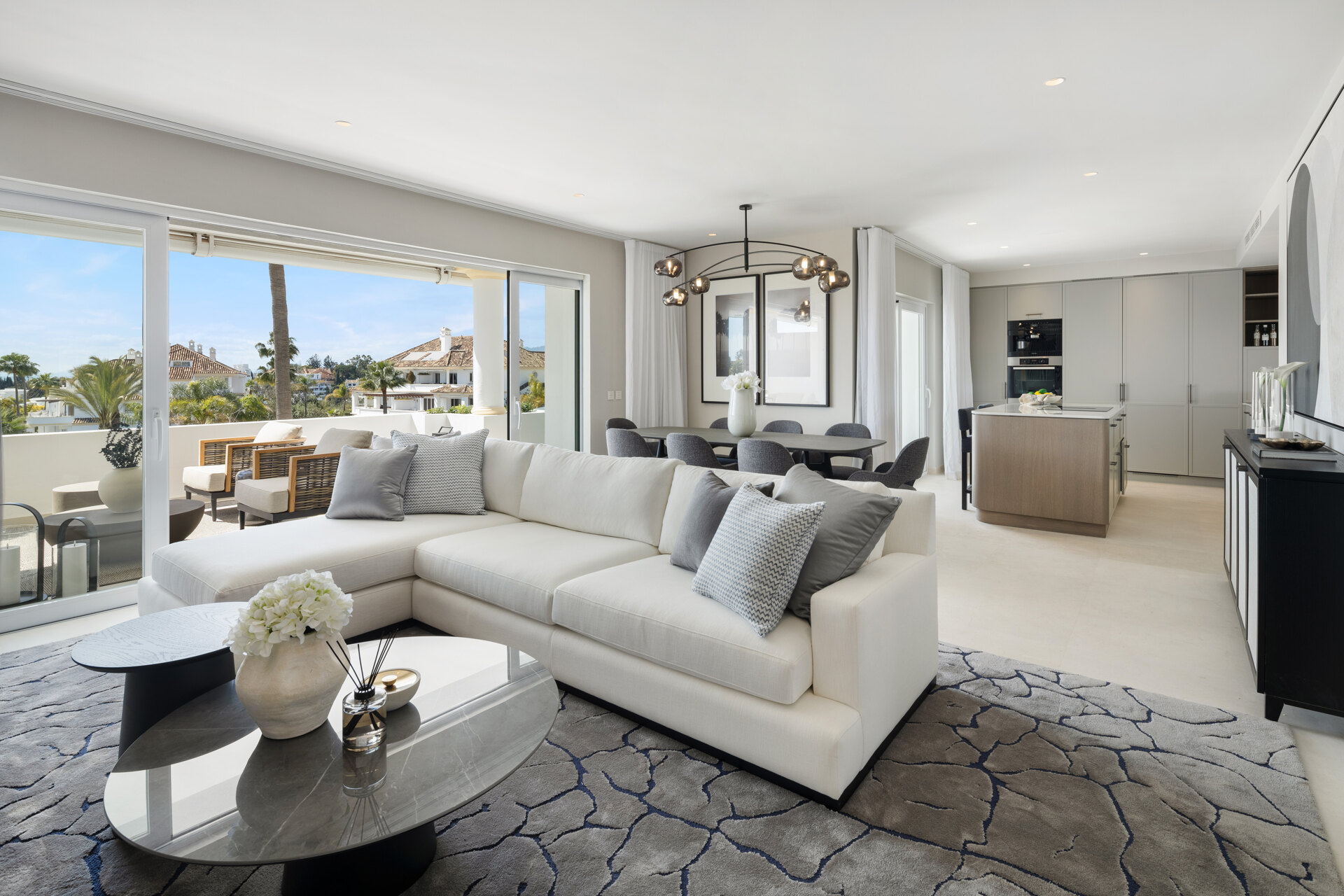 Elegant duplex penthouse offers modern comfort