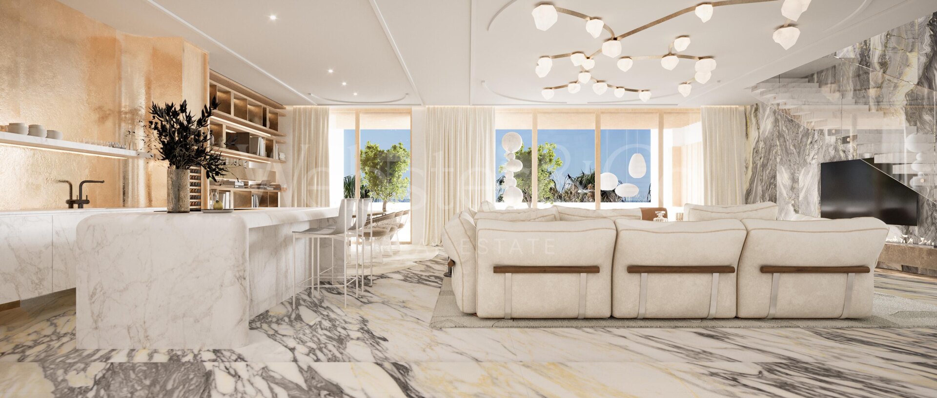 Prestigious & luxurious beachside duplex penthouse