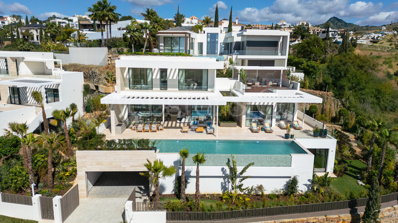 Nueva villa que cautiva con sus vistas panorámicas