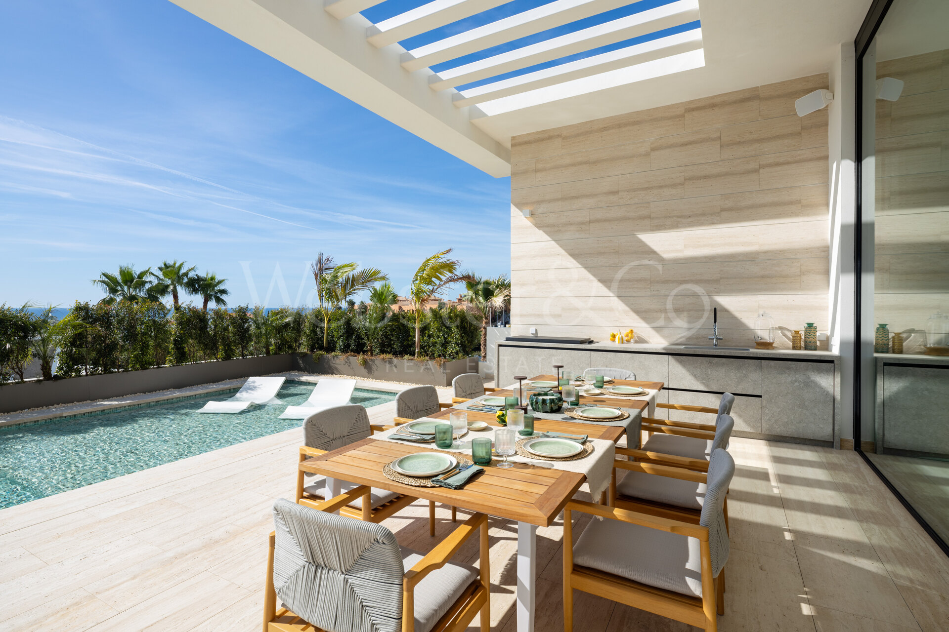 Nueva villa que cautiva con sus vistas panorámicas