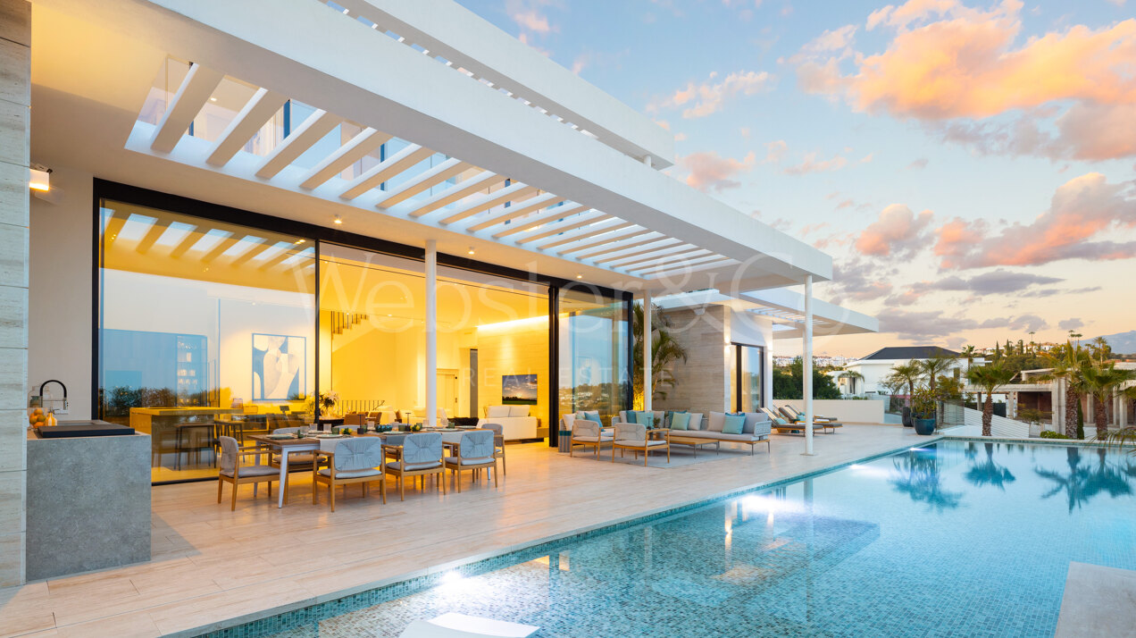 Nueva villa que cautiva con sus vistas panorámicas