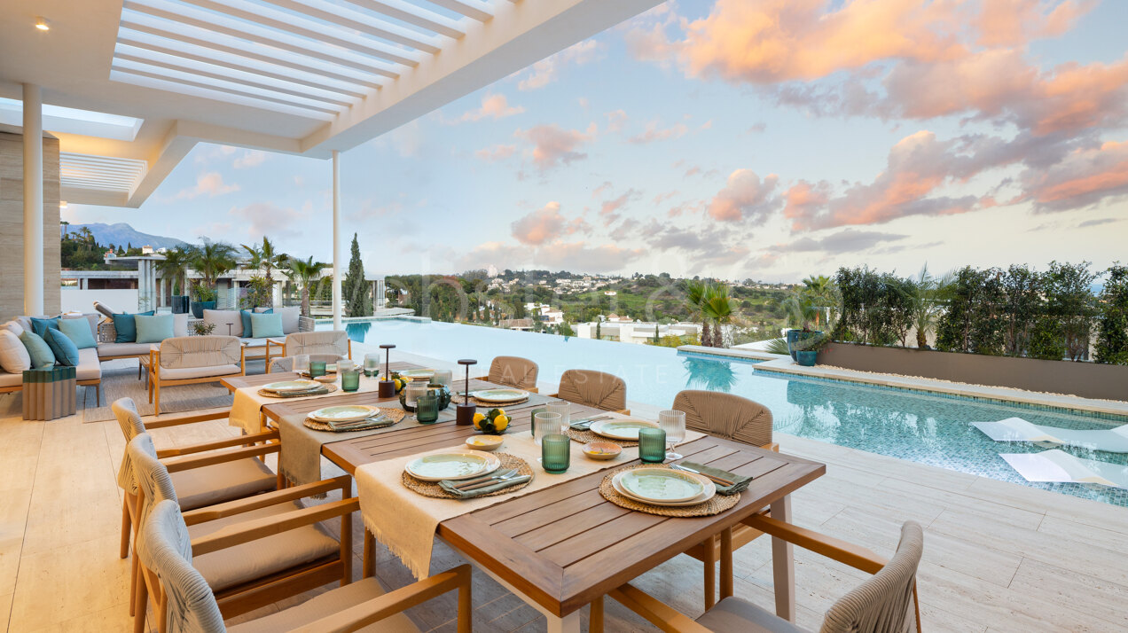 Nueva villa que cautiva con sus vistas panorámicas