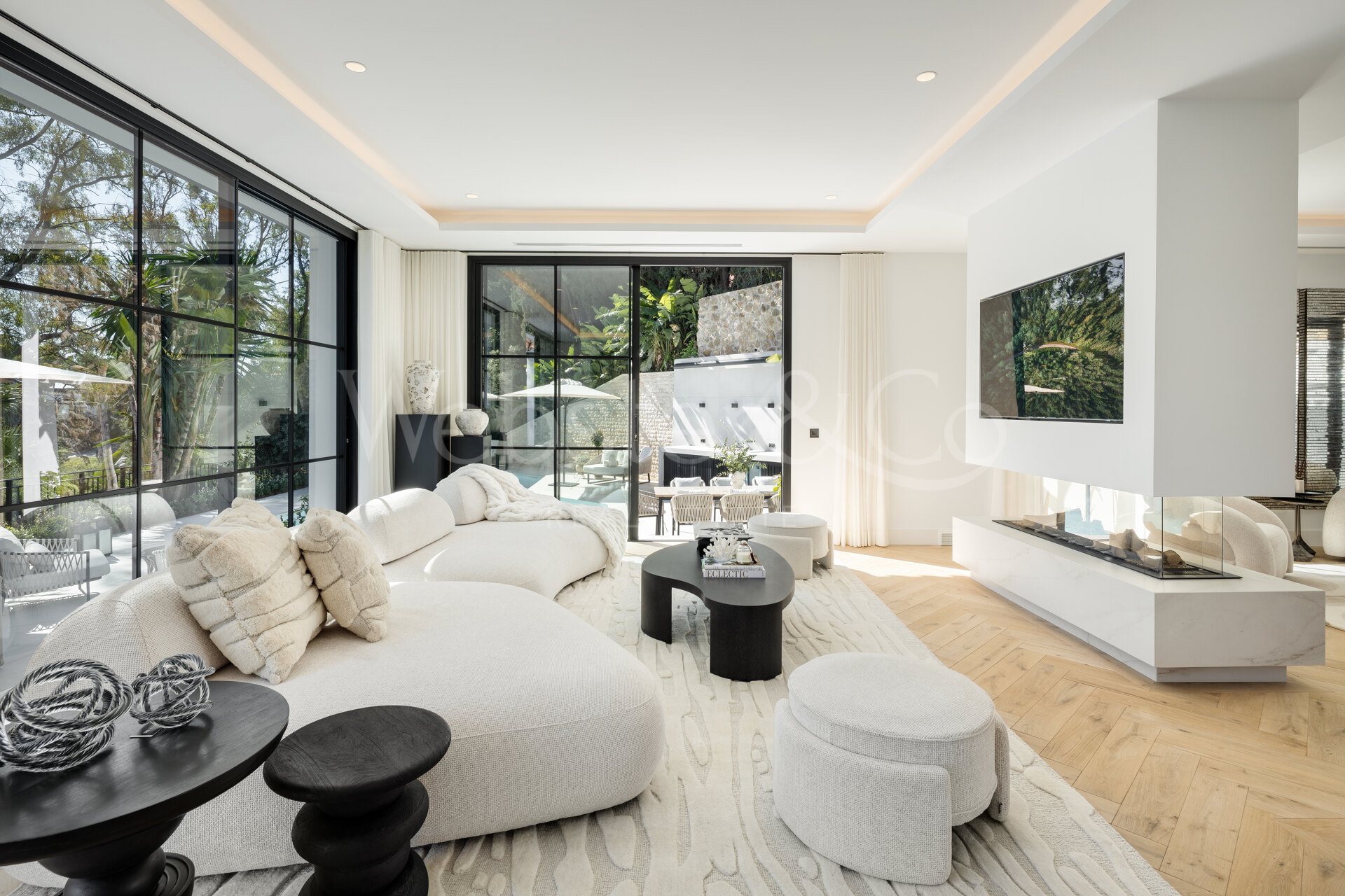 Excelente villa con impresionantes vistas al golf