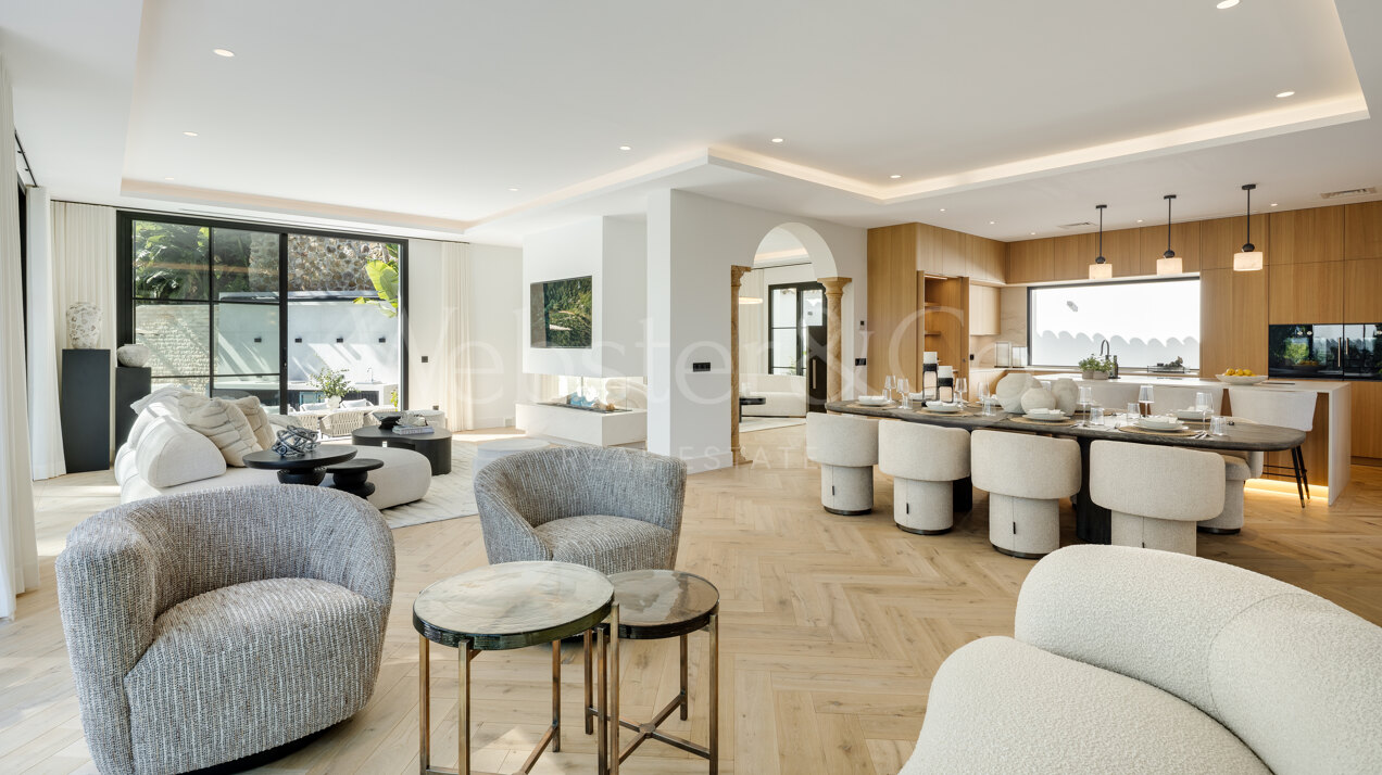 Excelente villa con impresionantes vistas al golf