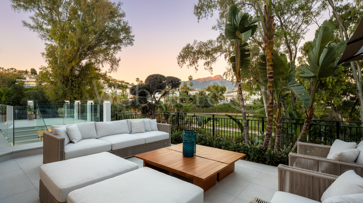 Excelente villa con impresionantes vistas al golf