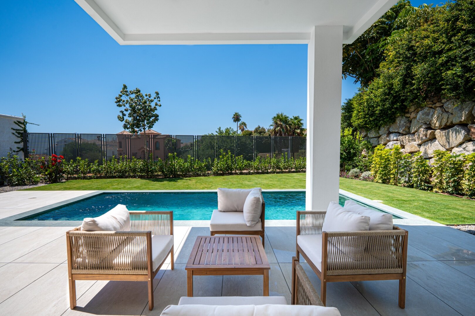 Sublime beachside villa exudes tranquility
