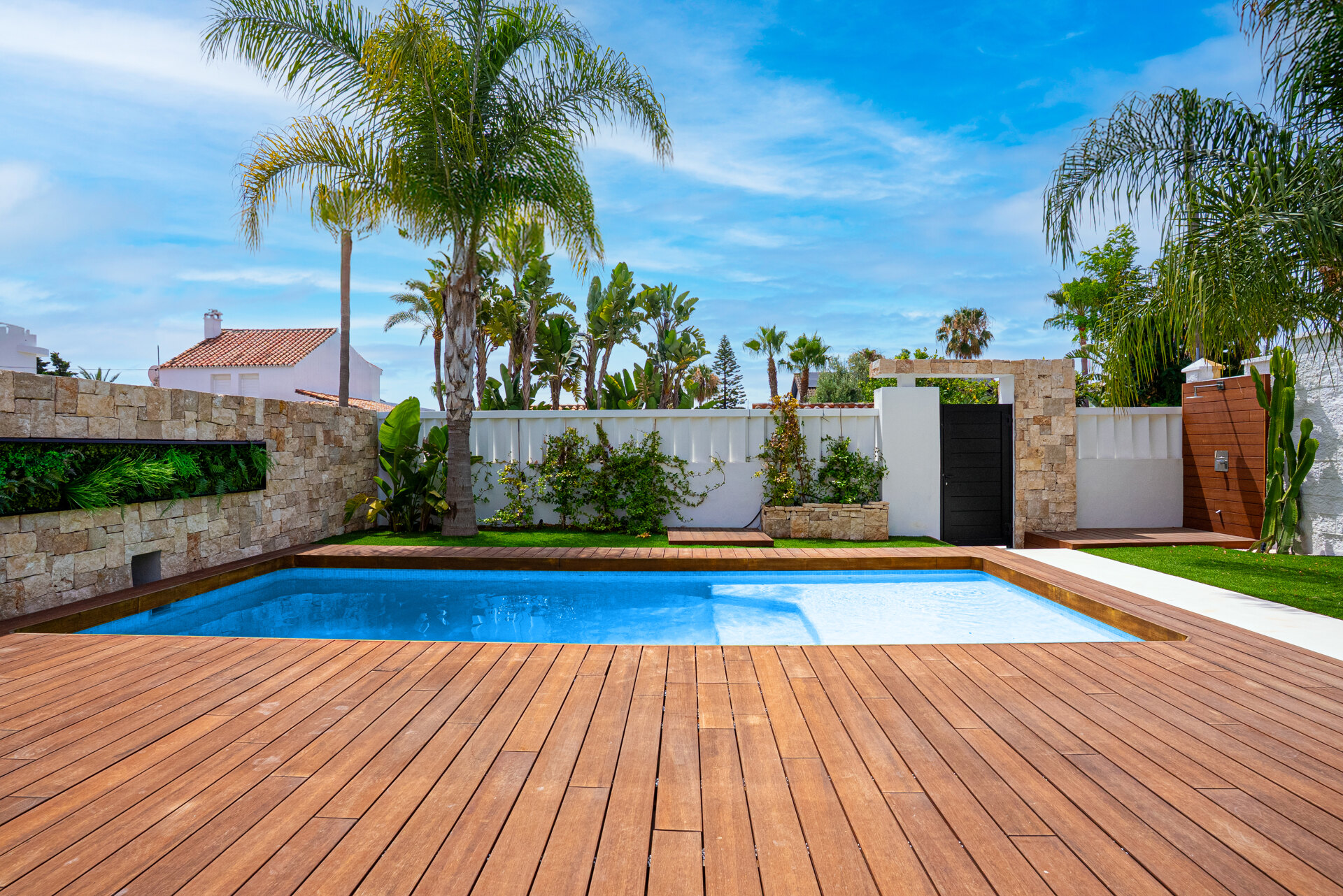 Extraordinary villa just a few steps from the beach, blends Andalucian charm and contemporary design