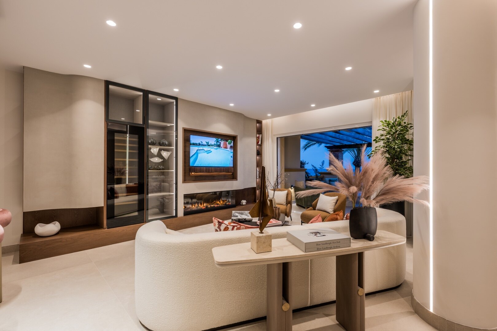 Exquisite beachfront apartment seamlessly blending contemporary design with comfort and luxury