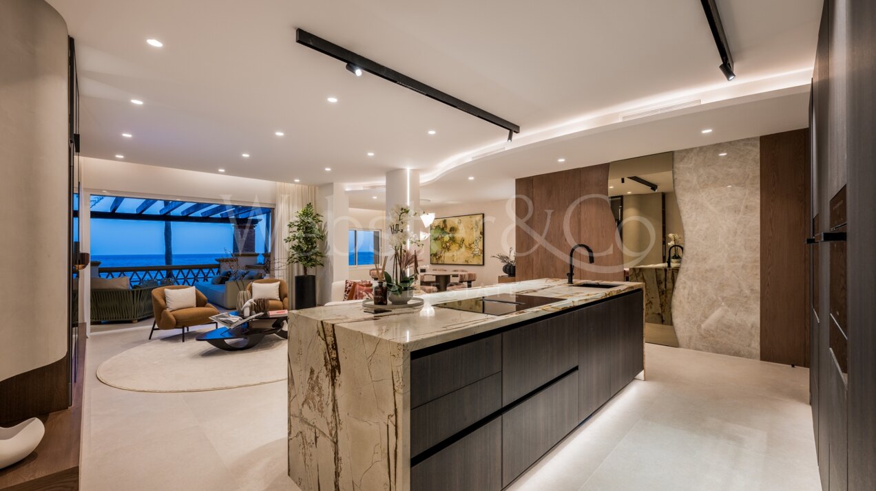 Contemporary beachfront apartment will dazzle