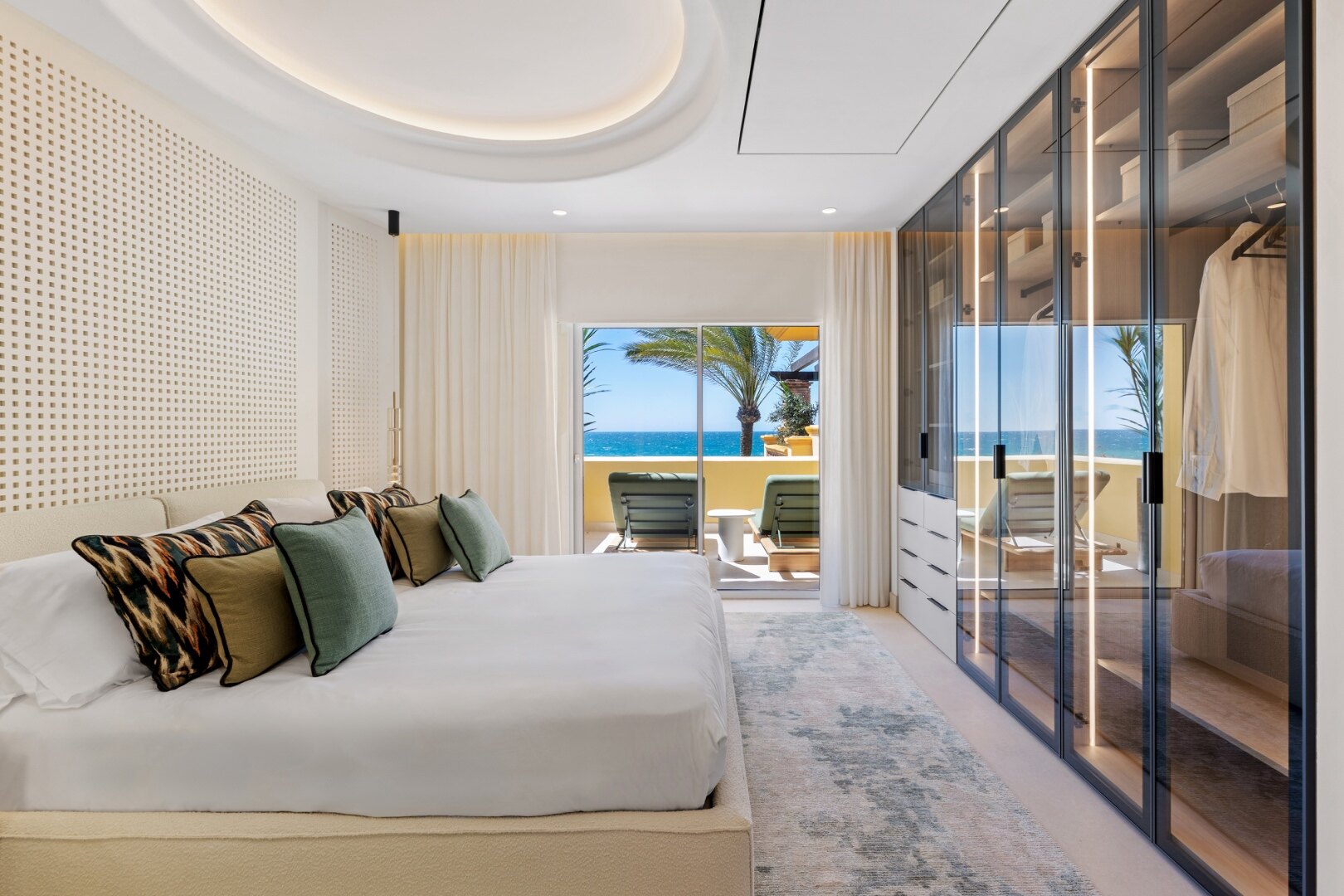 Exquisite beachfront apartment seamlessly blending contemporary design with comfort and luxury