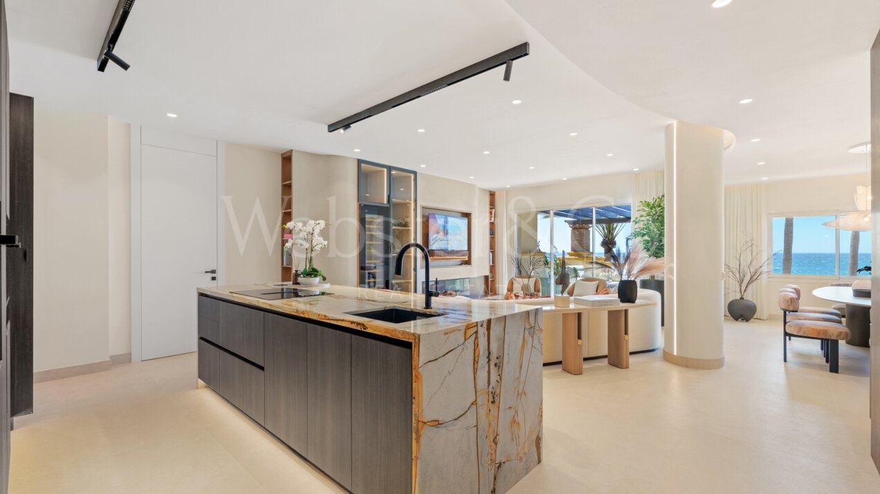 Contemporary beachfront apartment will dazzle