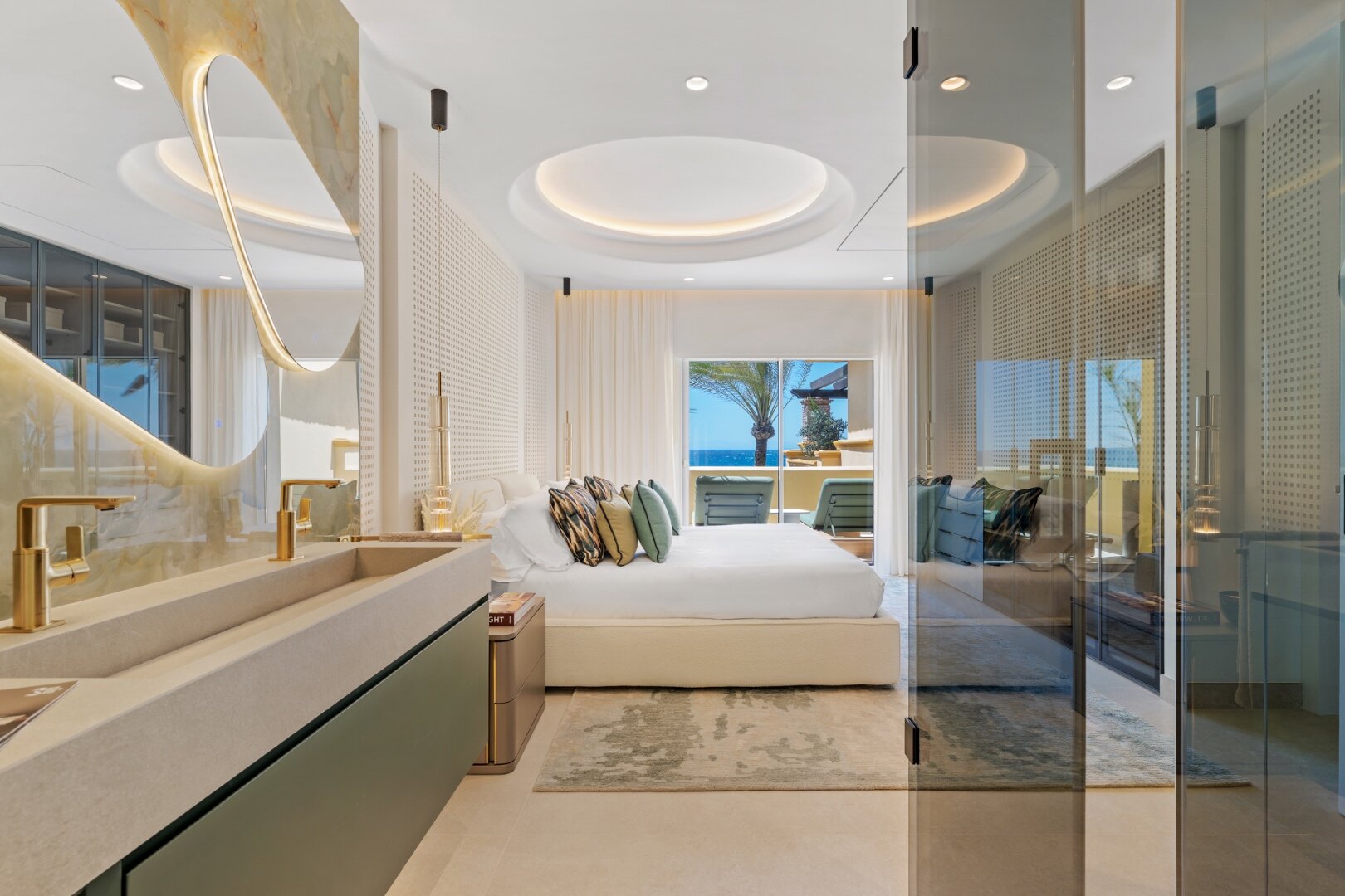 Exquisite beachfront apartment seamlessly blending contemporary design with comfort and luxury
