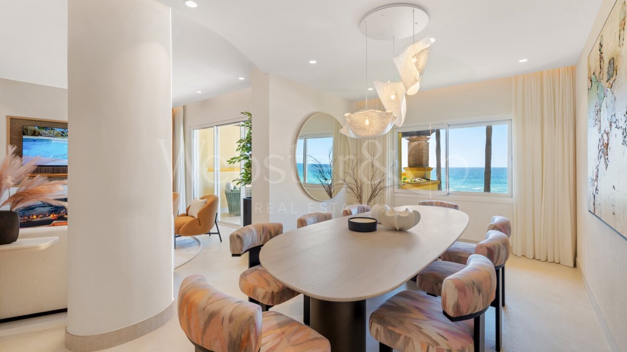 Contemporary beachfront apartment will dazzle