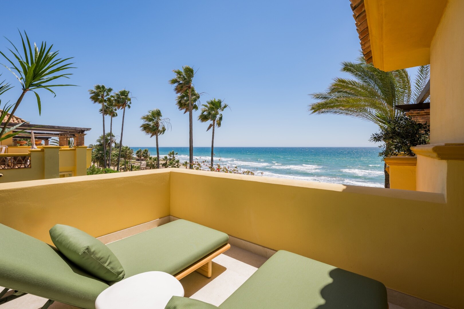 Exquisite beachfront apartment seamlessly blending contemporary design with comfort and luxury