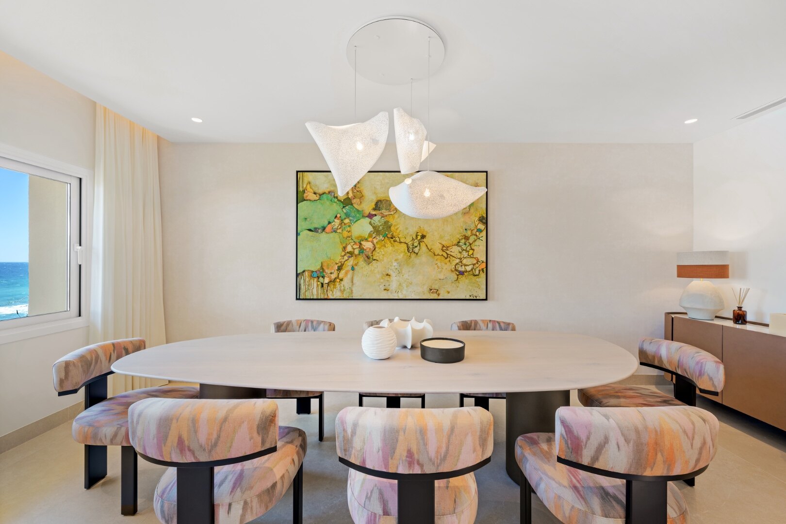Exquisite beachfront apartment seamlessly blending contemporary design with comfort and luxury