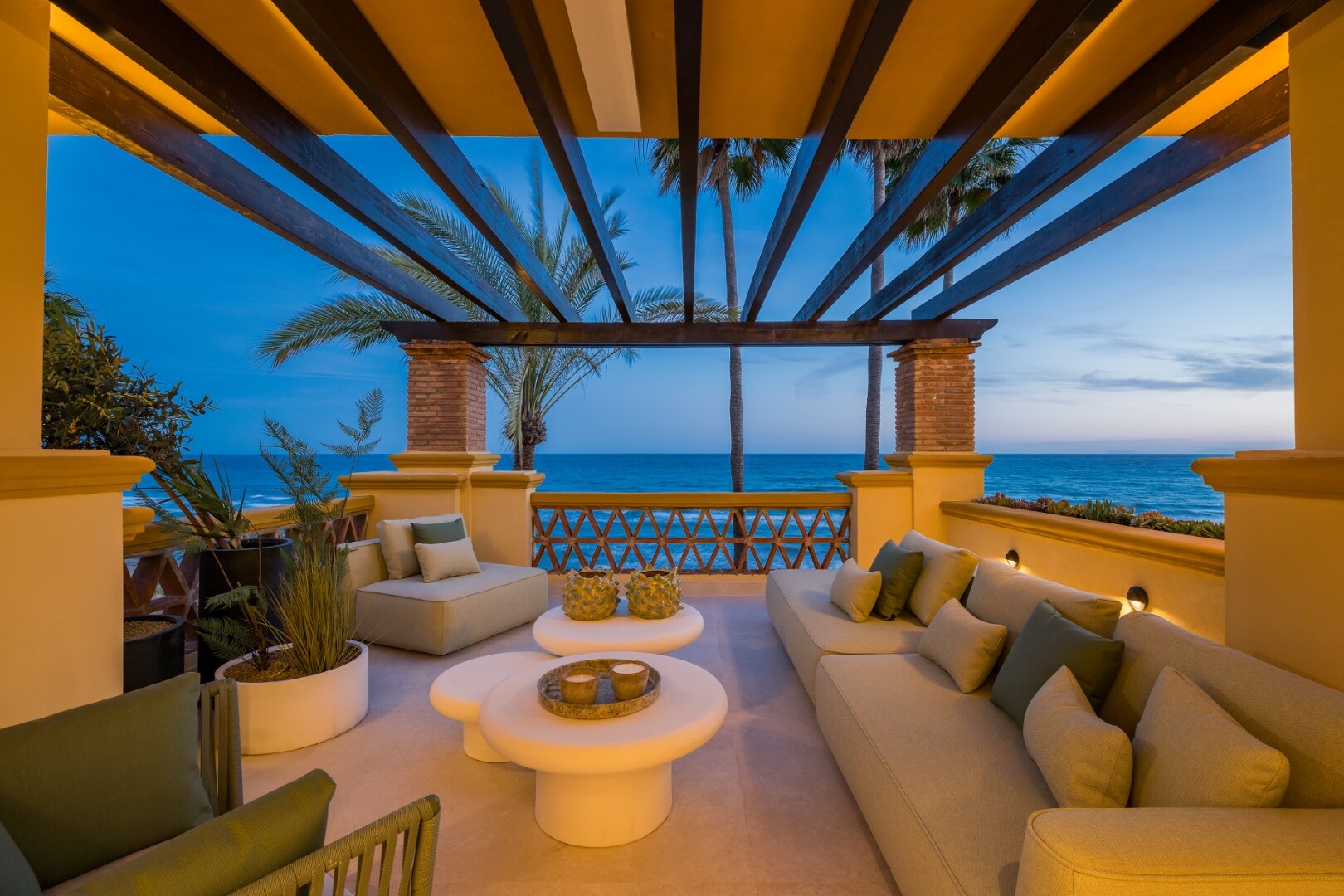 Exquisite beachfront apartment seamlessly blending contemporary design with comfort and luxury