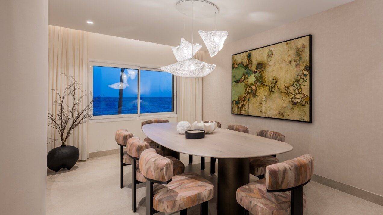 Exquisite beachfront apartment seamlessly blending contemporary design with comfort and luxury