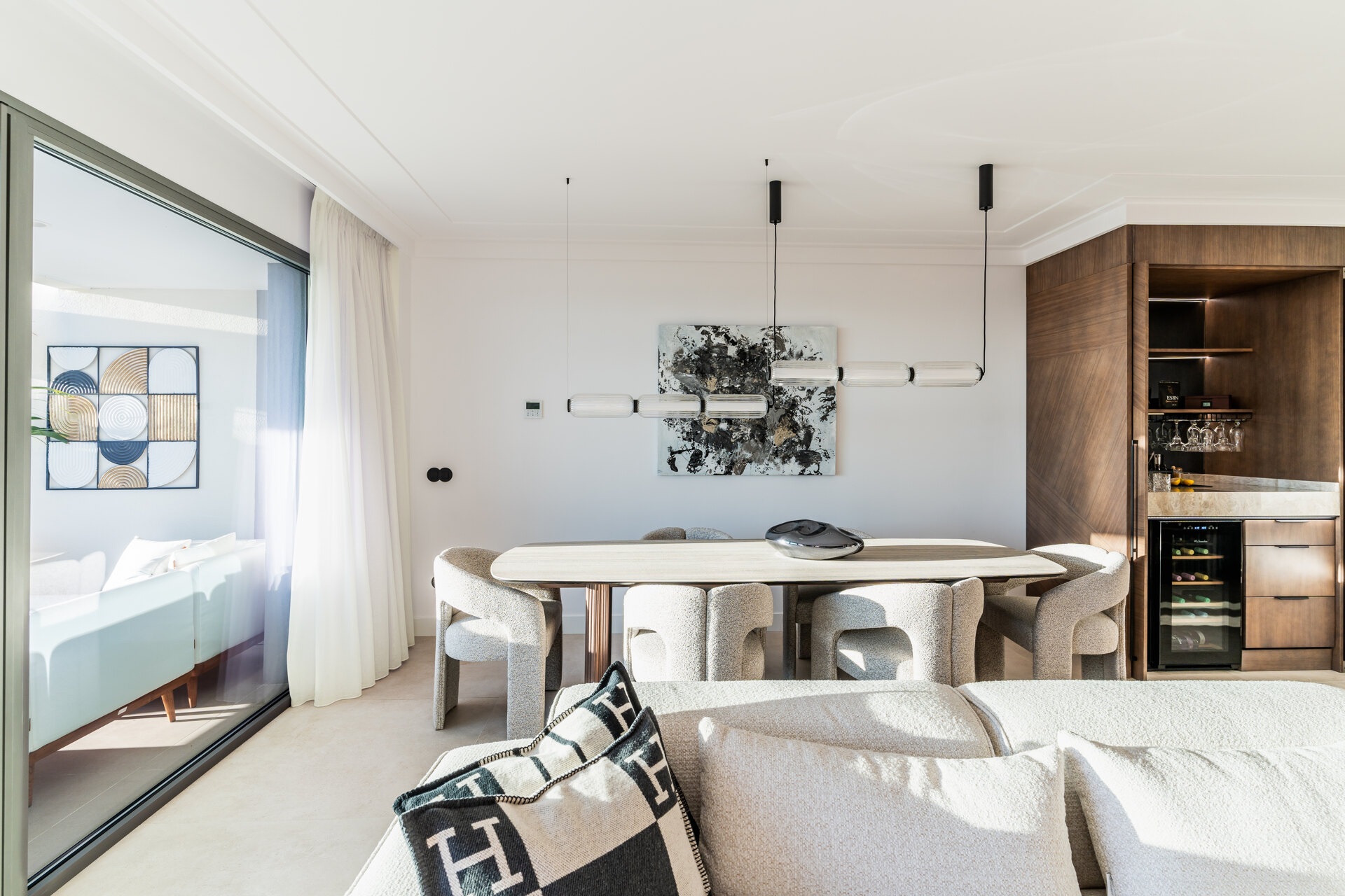 Exclusive turnkey townhouse in Mijas Costa is a masterclass in elegance and tranquility
