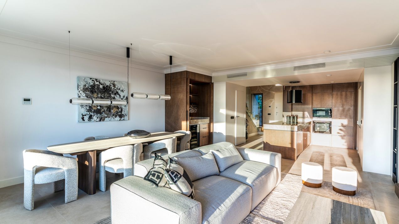 Exclusive turnkey townhouse in Mijas Costa is a masterclass in elegance and tranquility