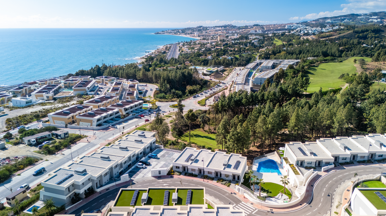 Exclusive turnkey townhouse in Mijas Costa is a masterclass in elegance and tranquility