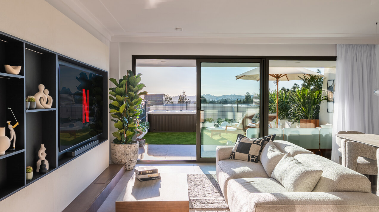 Exclusive turnkey townhouse in Mijas Costa is a masterclass in elegance and tranquility