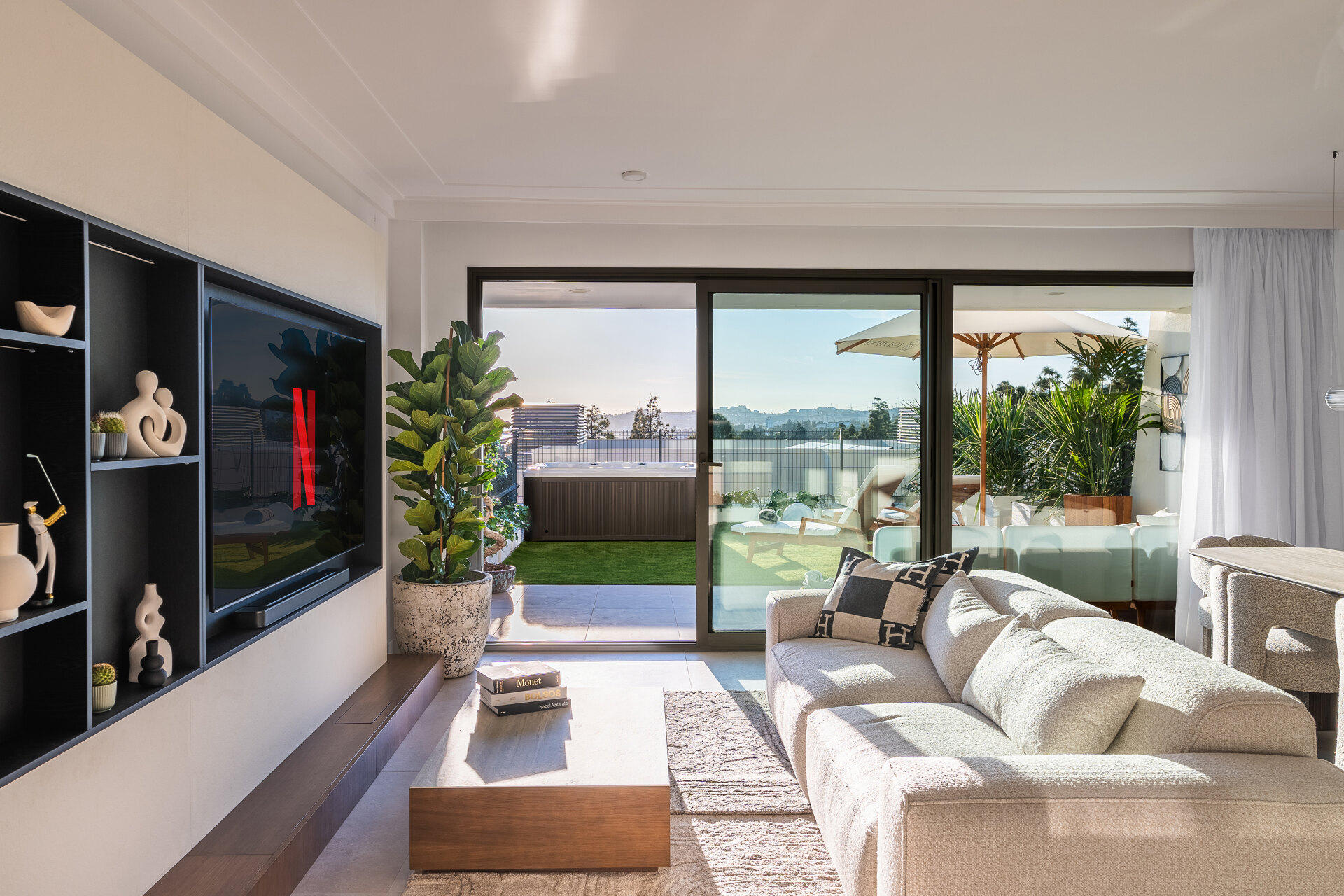Exclusive turnkey townhouse in Mijas Costa is a masterclass in elegance and tranquility