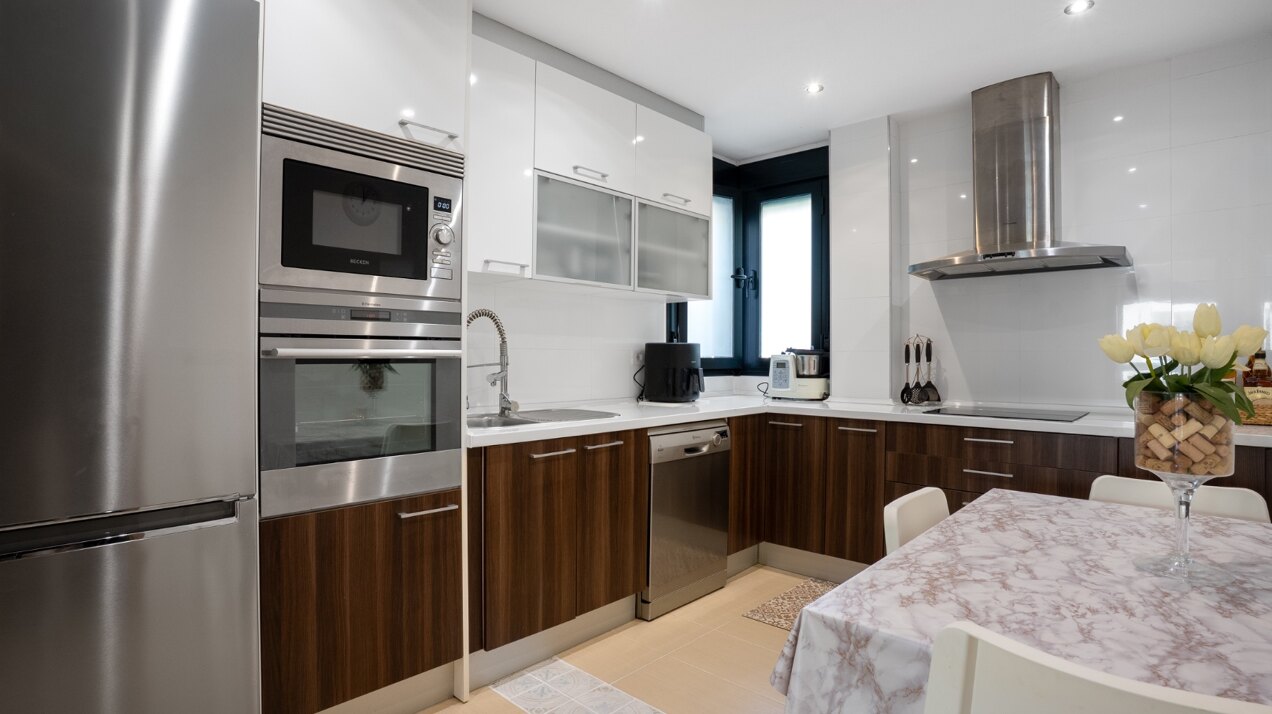 Elegant and refined apartment beautifully harmonises elegant interiors with stunning natural surroundings