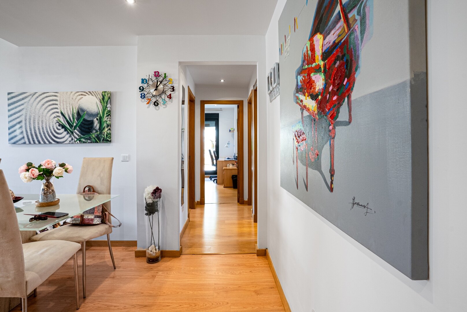 Elegant and refined apartment beautifully harmonises elegant interiors with stunning natural surroundings