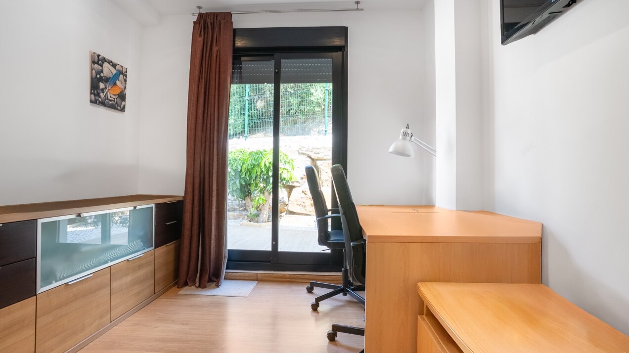 Elegant and refined apartment beautifully harmonises elegant interiors with stunning natural surroundings