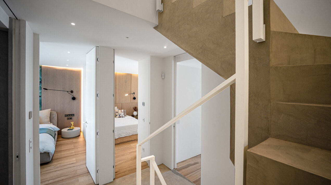 Exceptional beachfront townhouse offers the ultimate coastal lifestyle with uninterrupted sea views