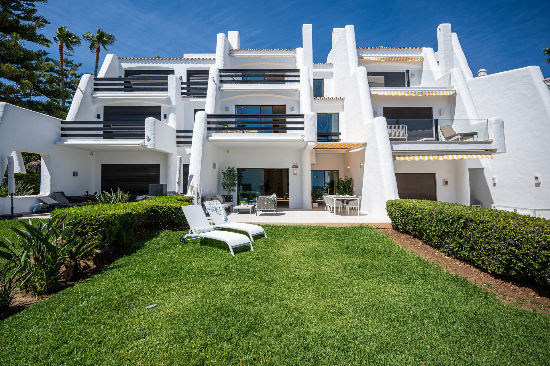 Exceptional beachfront townhouse offers the ultimate coastal lifestyle with uninterrupted sea views