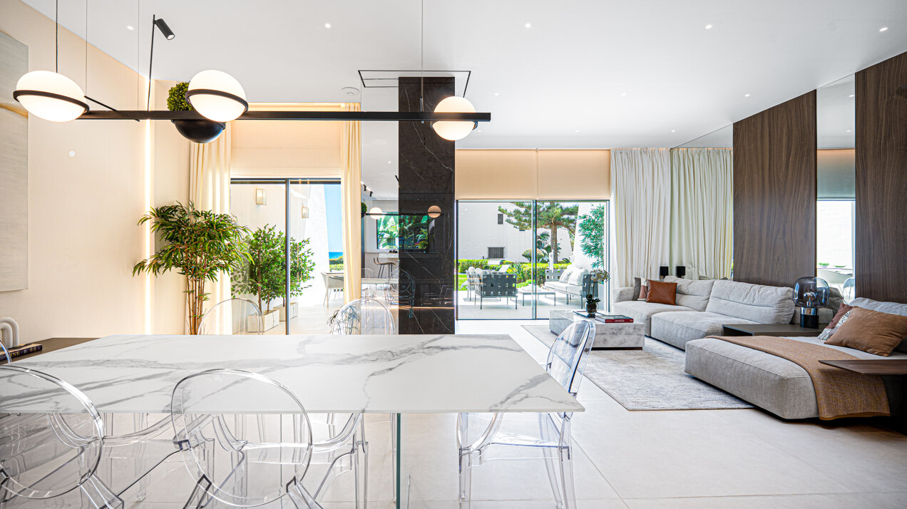 Exceptional beachfront townhouse offers the ultimate coastal lifestyle with uninterrupted sea views