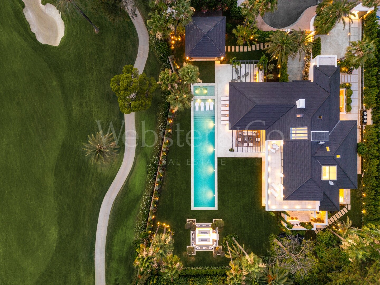 Frontline golf villa is truly one of a kind