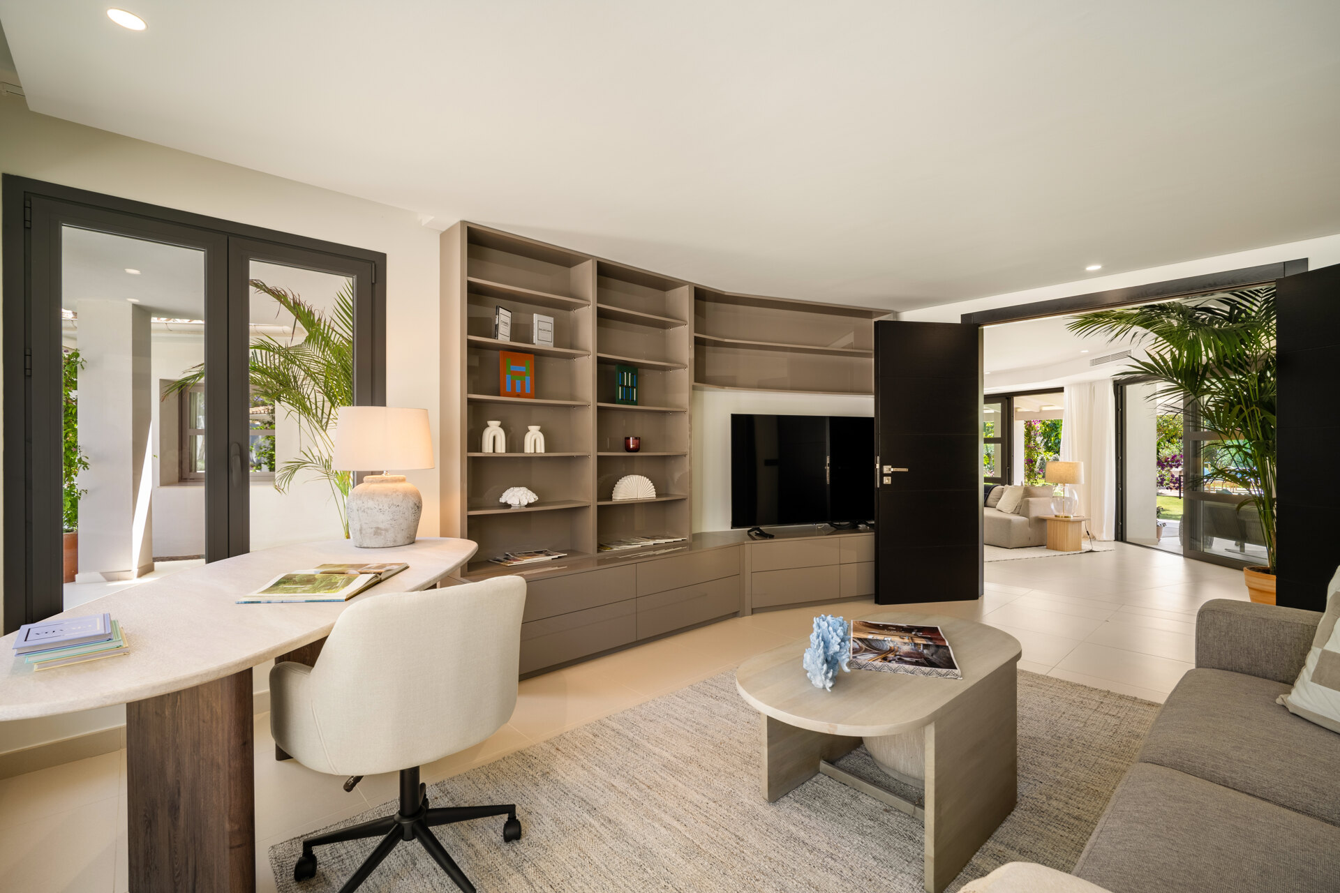 Villa de una planta que combina elegancia y encanto