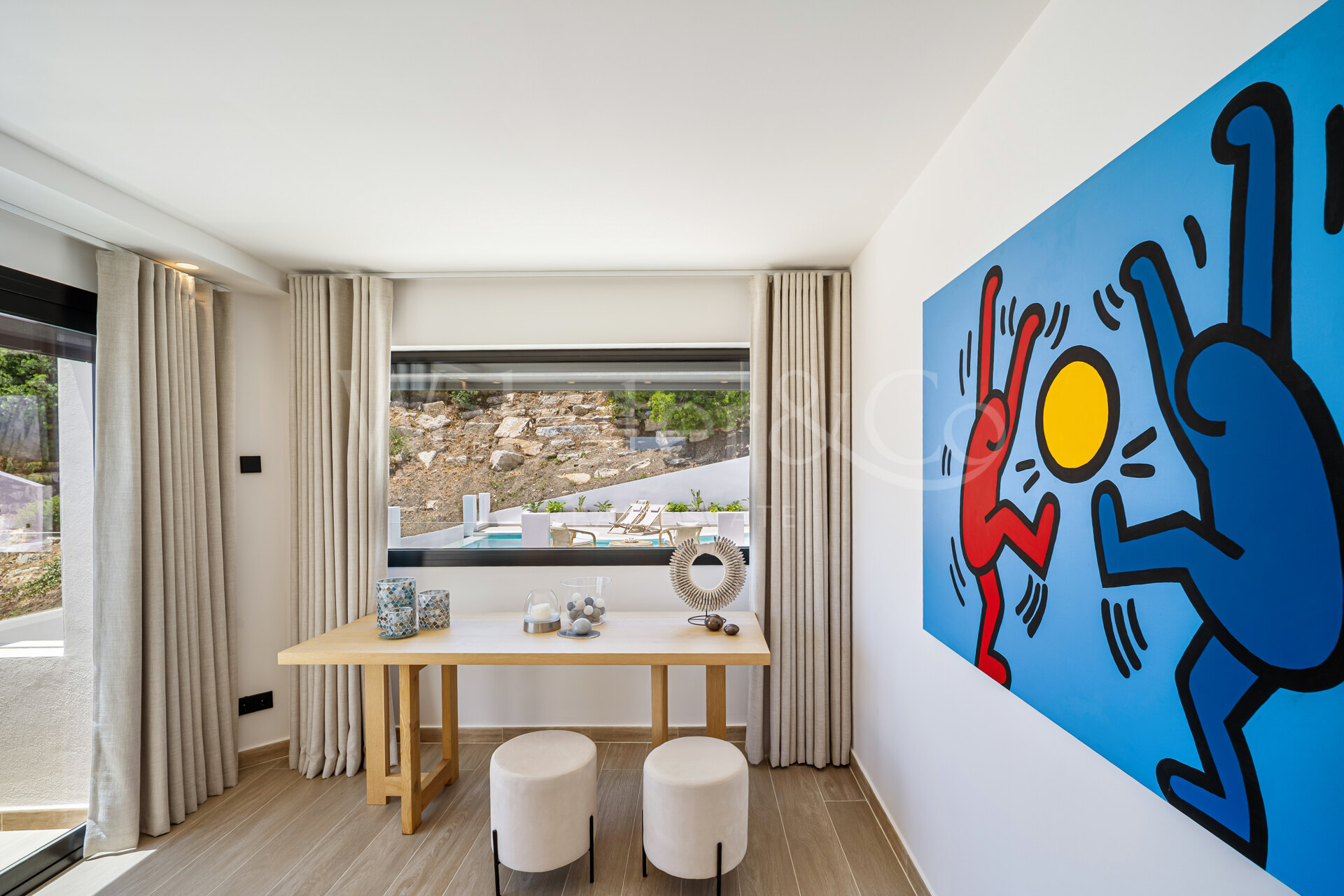 Hogar mediterráneo de ensueño lleno de luz