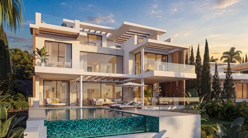 Property Highlights:- Luxury Estepona villa- 3 bedrooms- 3 bathrooms- Private pool- Private solarium- Large plot- Customisable basement- Gated community- Smart home- Near the beach