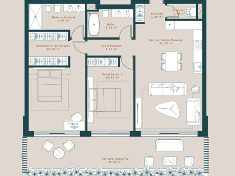 Panoramic sea view apartment in a Prime Costa del Sol Location