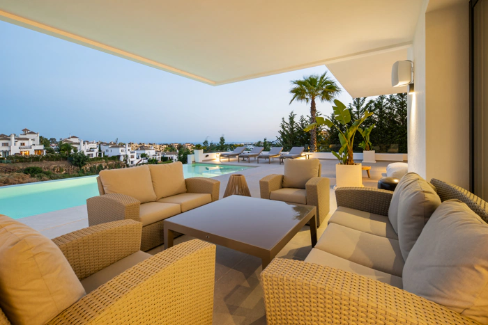 Luxury Contemporary Villa with Panoramic Sea Views in La Resina Golf