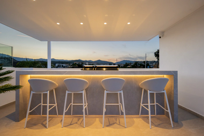 Luxury Contemporary Villa with Panoramic Sea Views in La Resina Golf