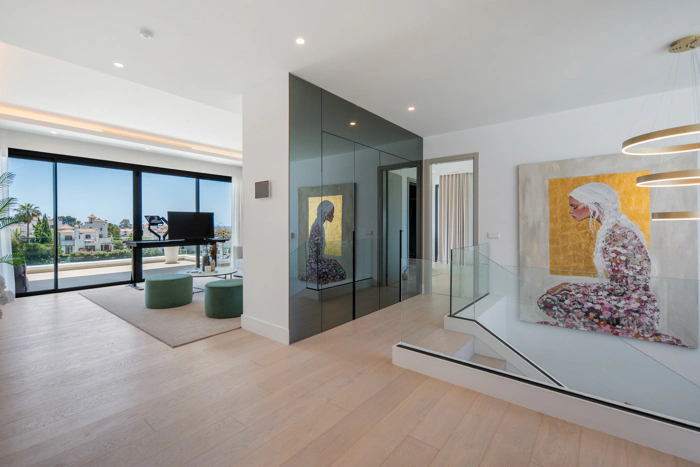 Luxury Contemporary Villa with Panoramic Sea Views in La Resina Golf