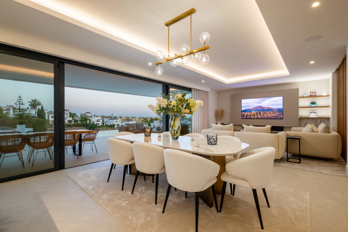 Luxury Contemporary Villa with Panoramic Sea Views in La Resina Golf