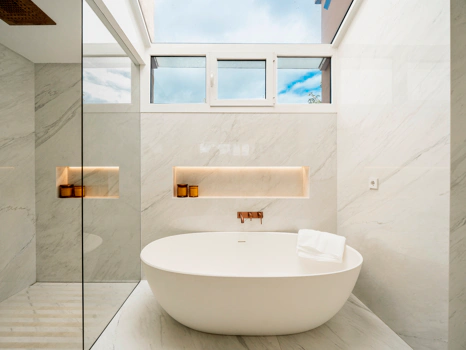 Modern Coastal-Inspired Duplex Penthouse in Gated Community