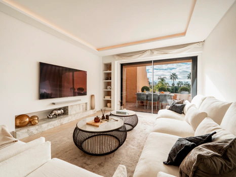 Modern Coastal-Inspired Duplex Penthouse in Gated Community