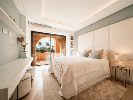 Modern Coastal-Inspired Duplex Penthouse in Gated Community