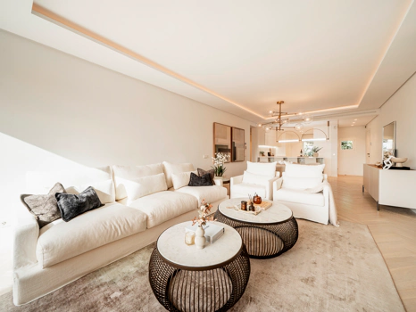 Modern Coastal-Inspired Duplex Penthouse in Gated Community