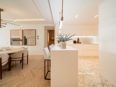 Modern Coastal-Inspired Duplex Penthouse in Gated Community